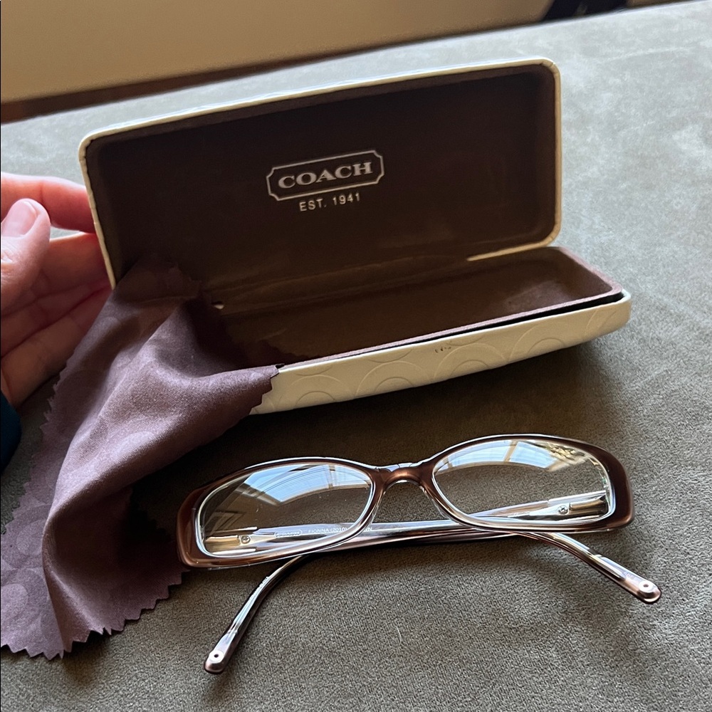Coach Women's Glasses with Brown Frame
